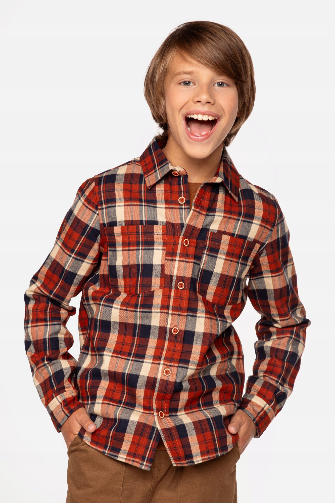 Koszula dla chłopca kolorowa 146 Coccodrillo Wiek dziecka 11 lat +