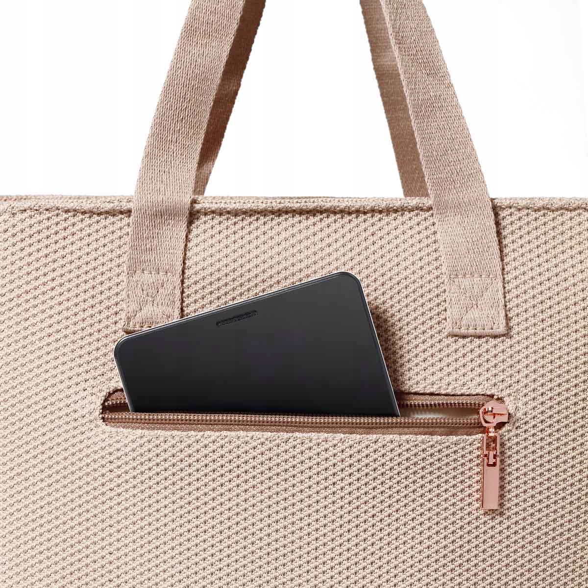 TORBA DLA MAMY SPACEROWA ORGANIZER DO WÓZKA BEŻOWA CARMEN Babyono 1571/02 Wysokość 26 cm