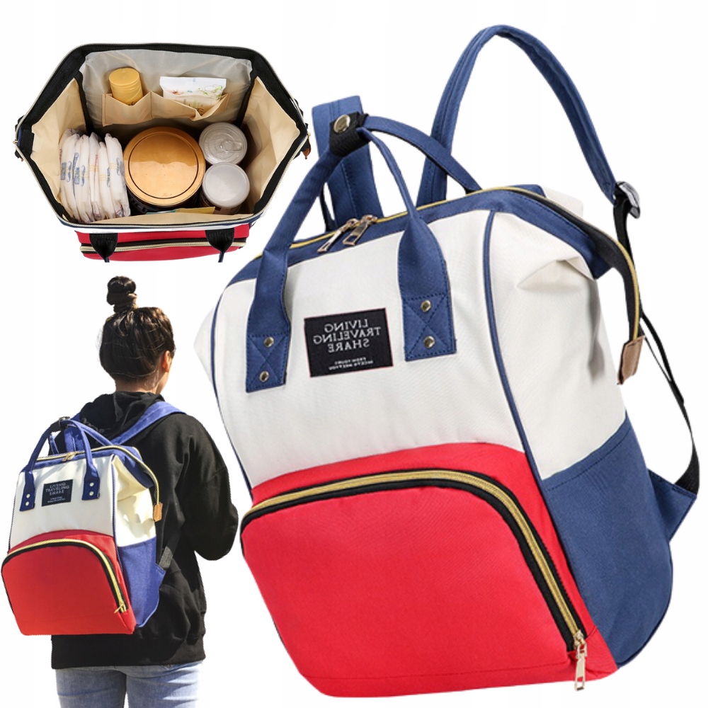 

Organizer Torba Do Wózka Plecak Dla Mamy Taty 3w1