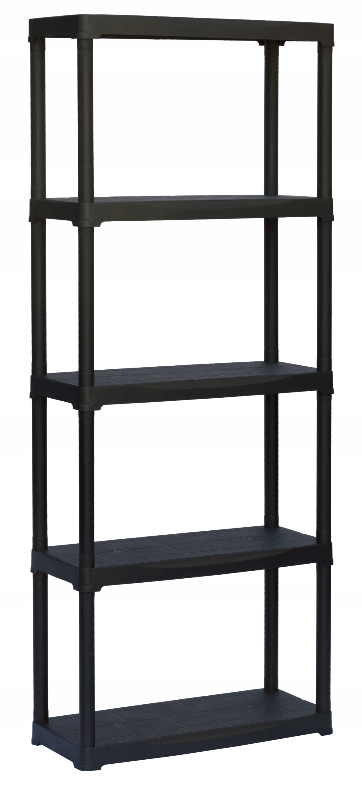 

mocny Regał Plastikowy 5 Półek 100kg 176x70x30