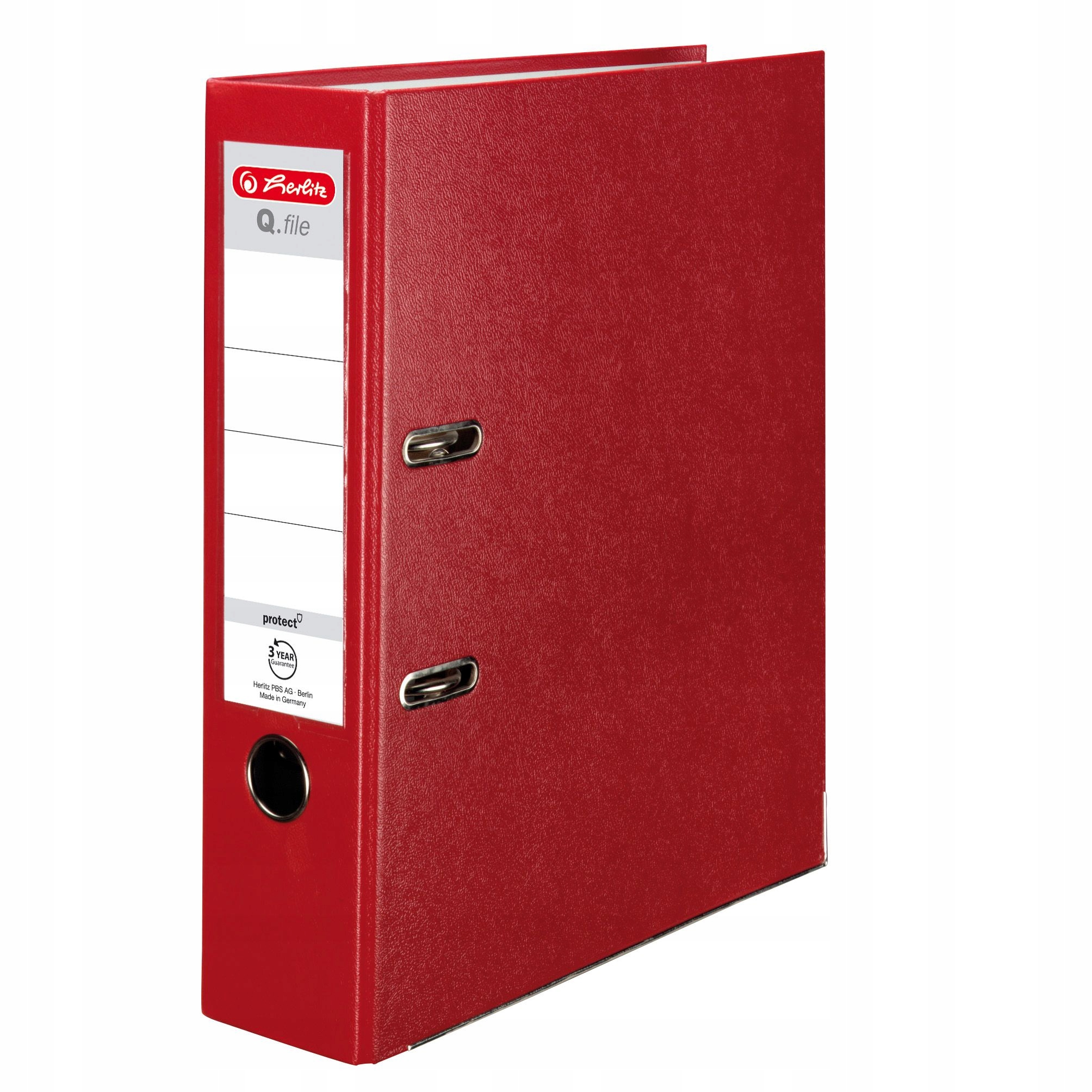 

Segregator Herlitz Q.File A4 8cm 80mm czerwony