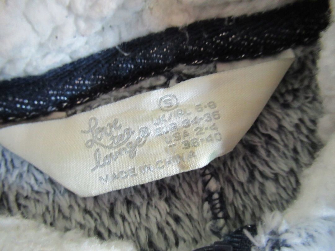 LOVE TO LOUNGE __ ONESIE PIŻAMA KOMBINEZON DO SPANIA ____ S/M Kolor szary