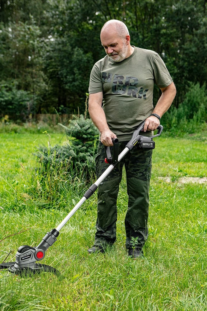 PODKASZARKA AKUMULATOROWA KOSA OGRODOWA WYKASZARKA DO TRAWY GŁOWICA ŻYŁKOWA Średnica cięcia 28 cm