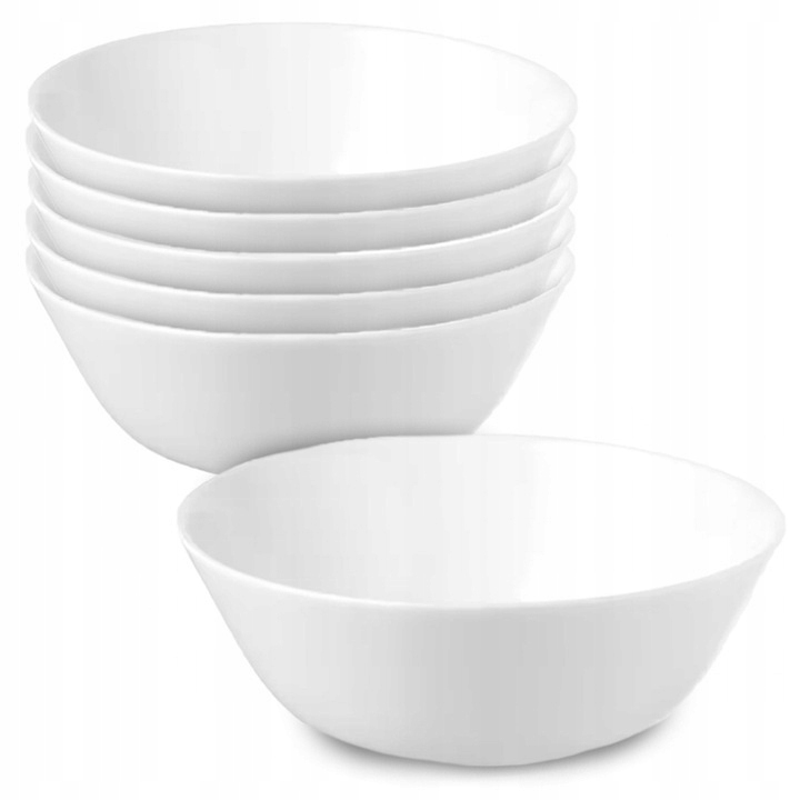 Talerze Serwis Komplet Obiadowy 24el BIAŁE TZ95 Marka Luminarc