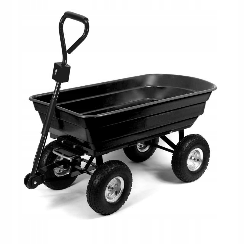 Taczka wózek ogrodowy transportowy wywrotka przyczepka 3w1 75l
