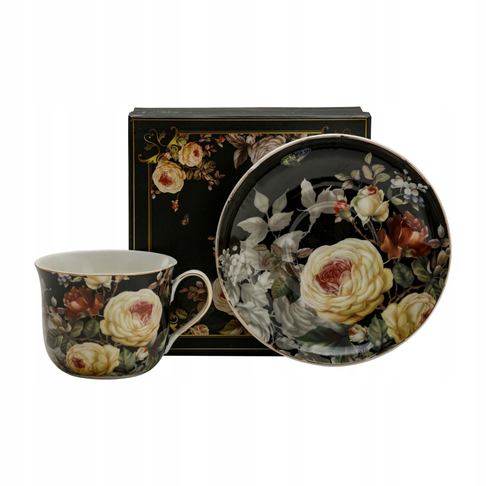 

Filiżanka Kawy Herbaty porcelanowa spodkiem 420 ml