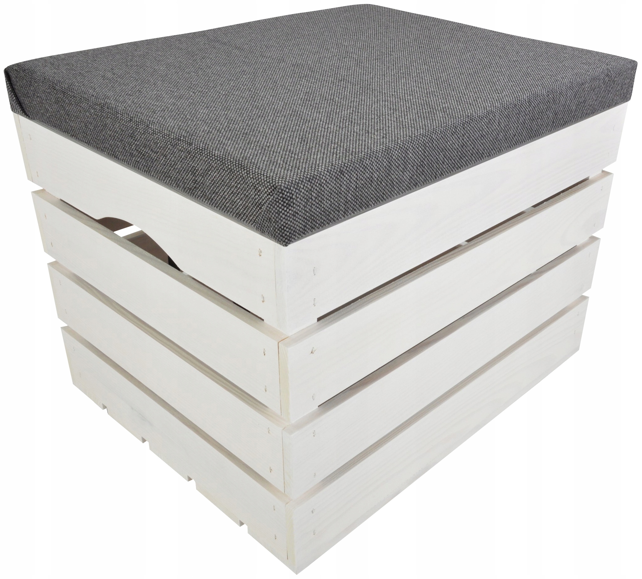 Dřevěná Krabička Bílá Kontejner Kufr Úložný Prostor