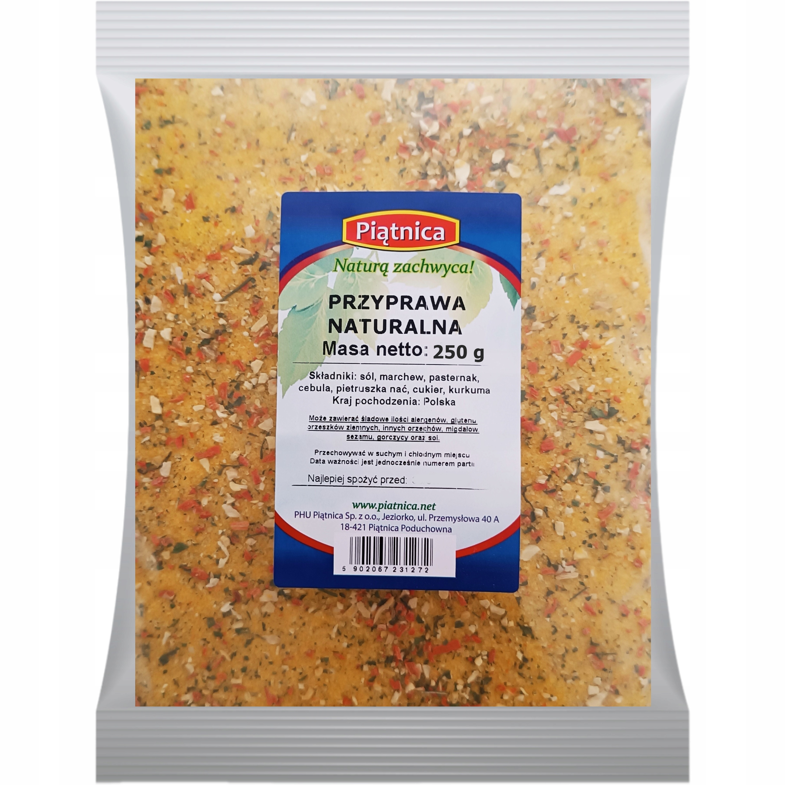 PRZYPRAWA NATURALNA 250g PIĄTNICA WEGETA KUCHAREK DO ZUP SOSÓW