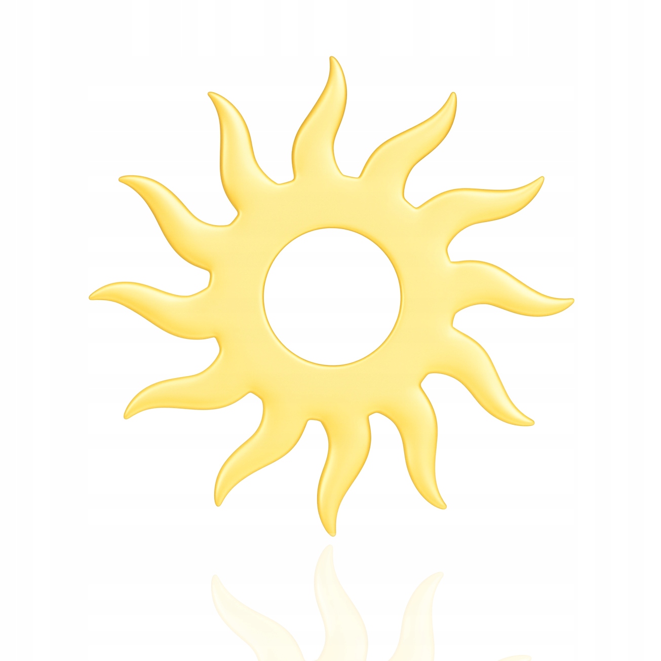 Zlatý přívěsek na řetízek slunce Pr. 585