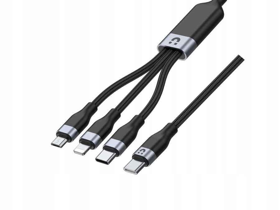 

kabel Usb Typ-C 3w1 micro Lightning Typ-C Unitek