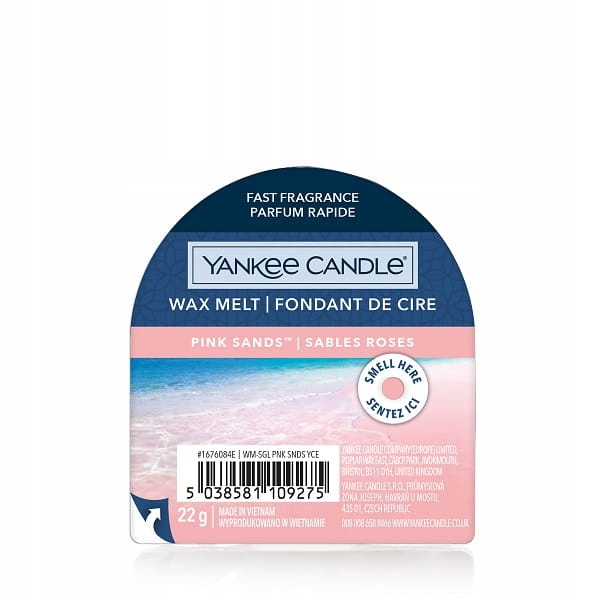 

Yankee Candle Wosk Pink Sands 8h 22g