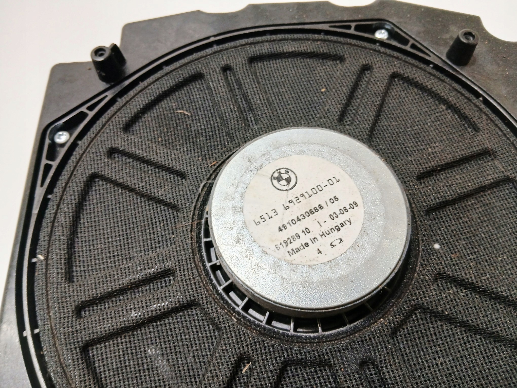 speaker SUBWOOFER left BMW 5 E60 E61 6919353 6929100 (0000752)