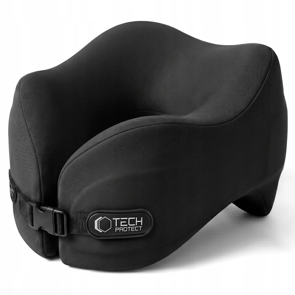 Tech- Protect Comfortrest Travel Neck Pillow Black Tech- Protect