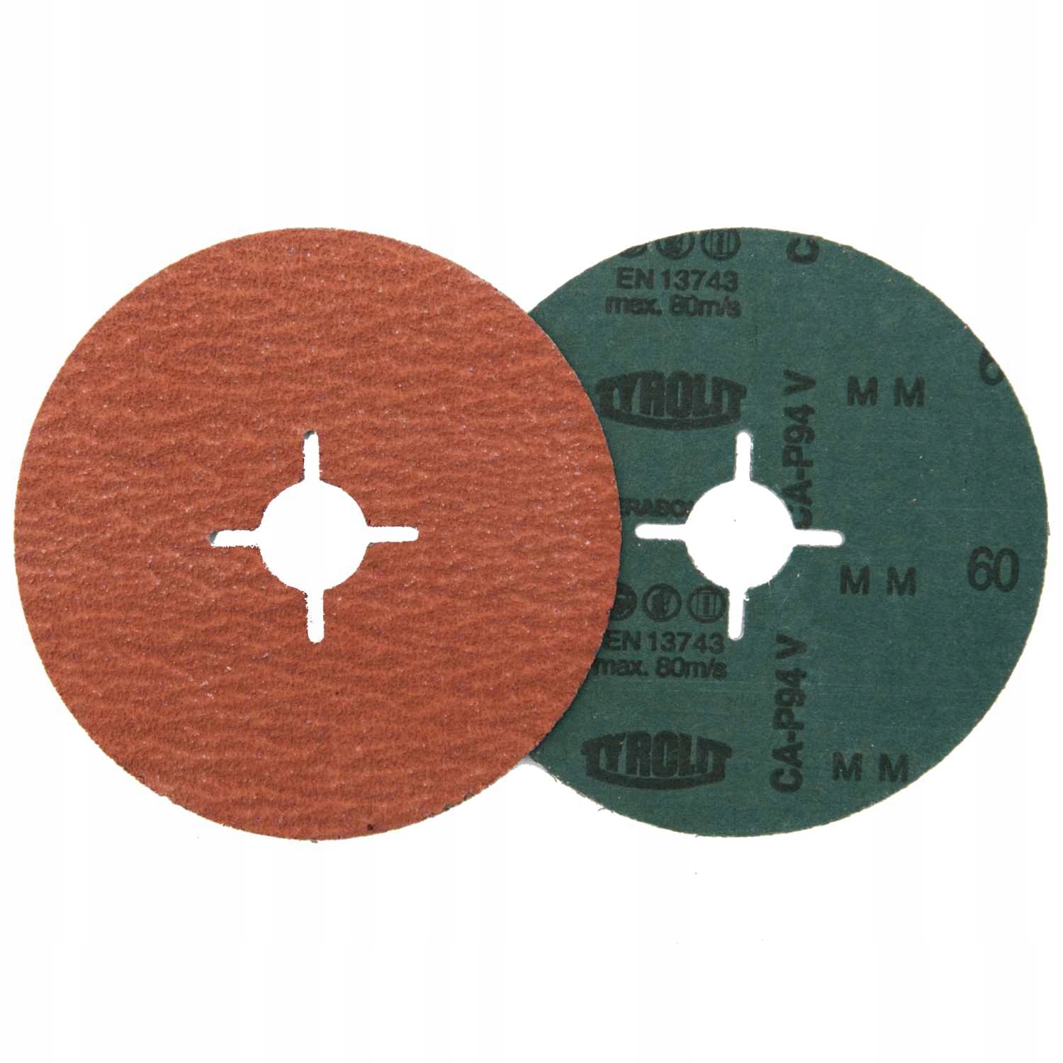 

Dysk fibrowy ceramiczny Tyrolit P60 125mm Cerabond