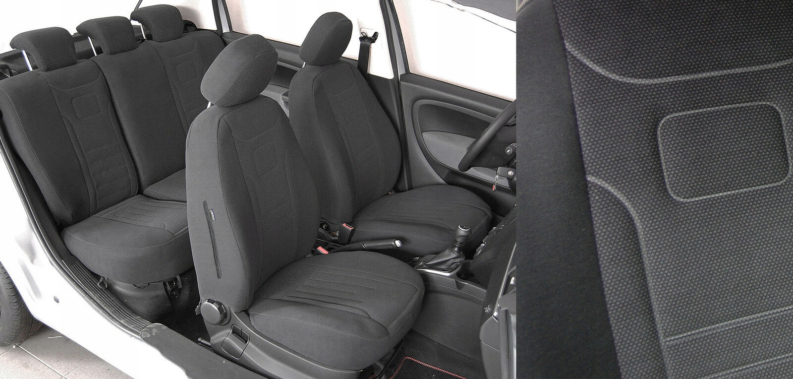 RENAULT CLIO 2 3 4 5 THALIA MEGANE POKROWCE SAMOCHODOWE NA FOTELE WELUR Typ pokrowiec