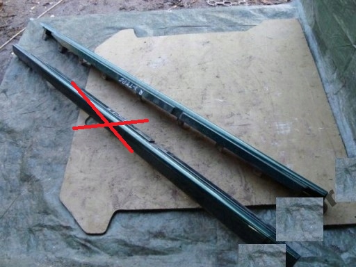 JAGUAR X-TYPE 04- LISTWA PROGOWA PRAWA