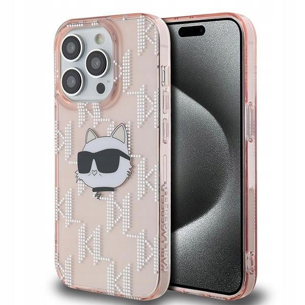 Karl Lagerfeld KLHCP14LHKLPCHP iPhone 14 Pro 6.1" różowy/pink hard