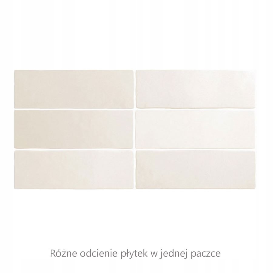 EQUIPE Magma White 6,5x20 płytki ścienne Typ glazura