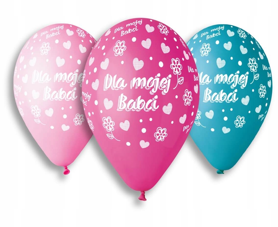 balon 5szt BABCIA 33cm gs120 — 2