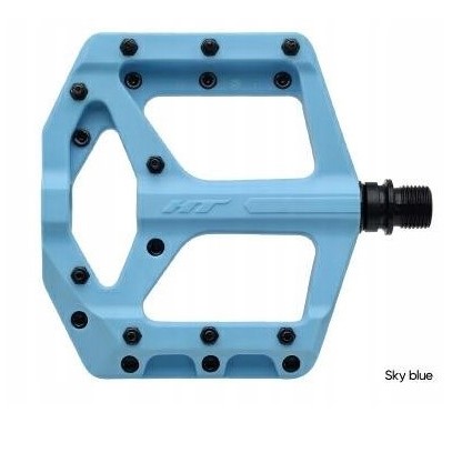 Pedały platformowe HT-PA32A dirt, enduro, freeride niebieskie sky