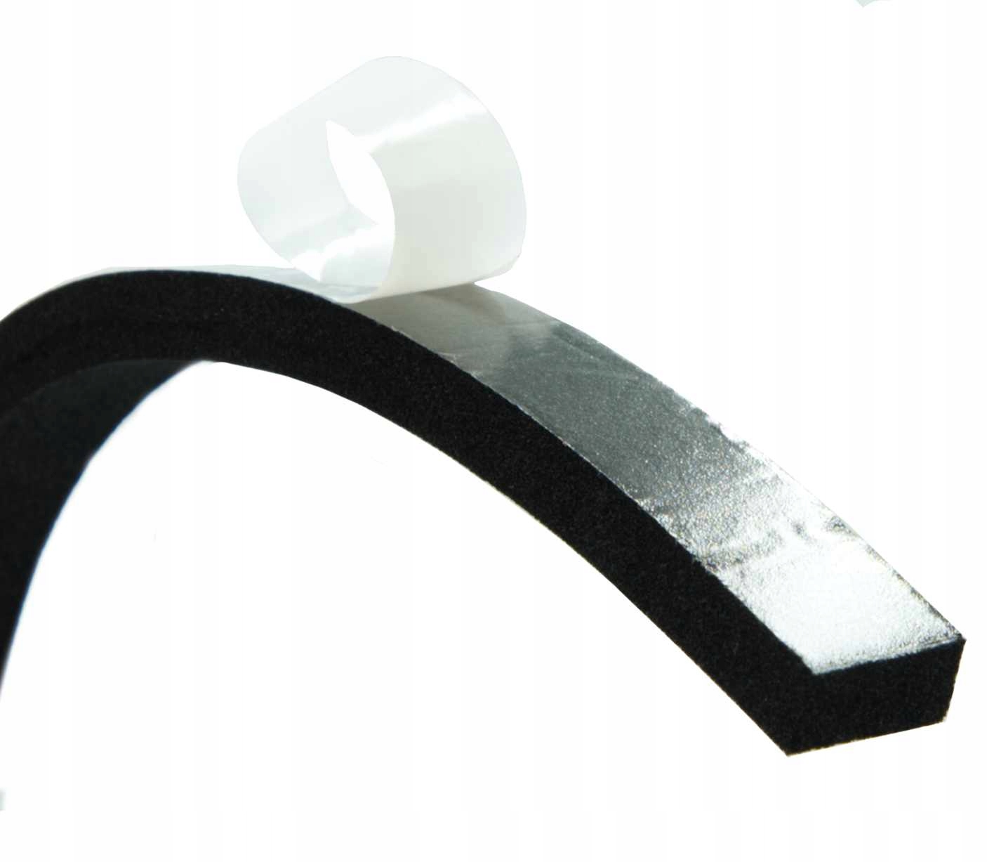 Samoprzylepna USZCZELKA EPDM gęsta gr. 4mm 30mm x 10m Pianka czarna Marka Epat