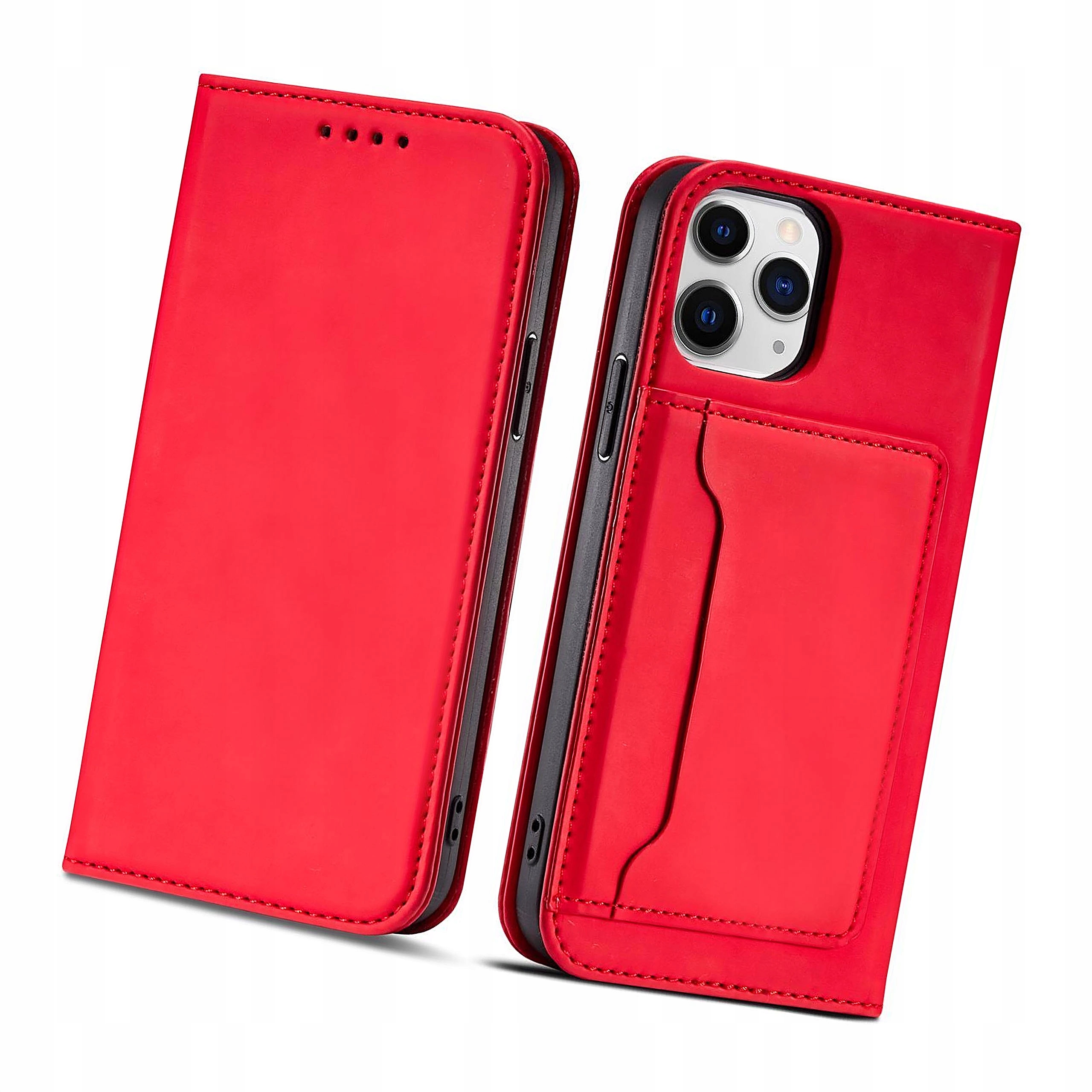 Magnet Card Case etui do iPhone 12 Pro pokrowiec portfel na karty podstawka