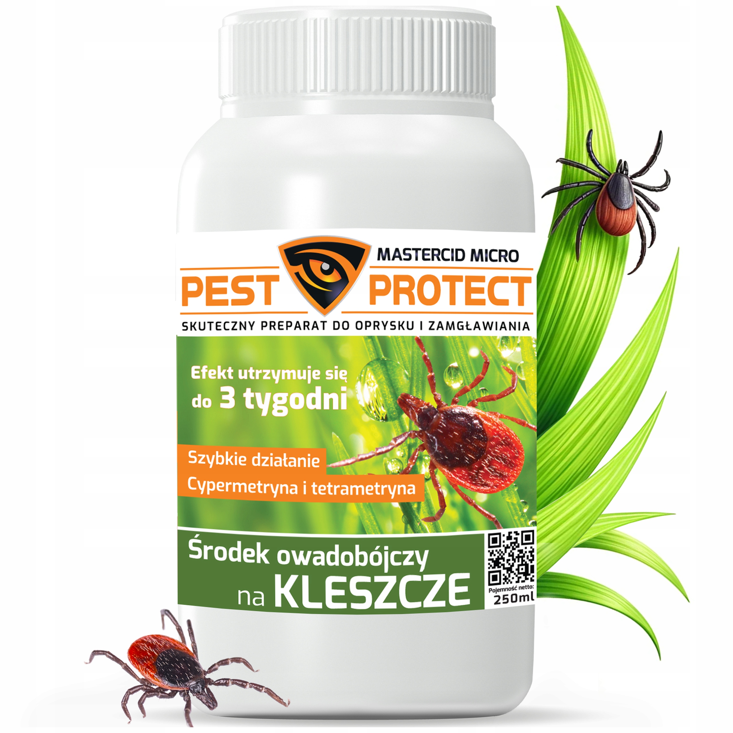 Mocny Oprysk Na Kleszcze Do Ogrodu Koncentrat Środek Preparat Pest Protect