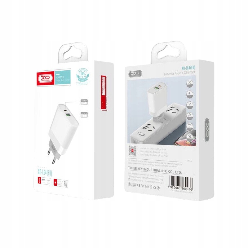 Szybka Ładowarka Fast 18W USB-C i USB do iPhone Stan opakowania oryginalne