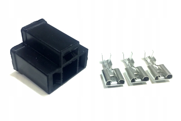 ZŁĄCZE ŻEŃSKIE GNIAZDO ŻARÓWKI H4 OPRAWA KOSTKA