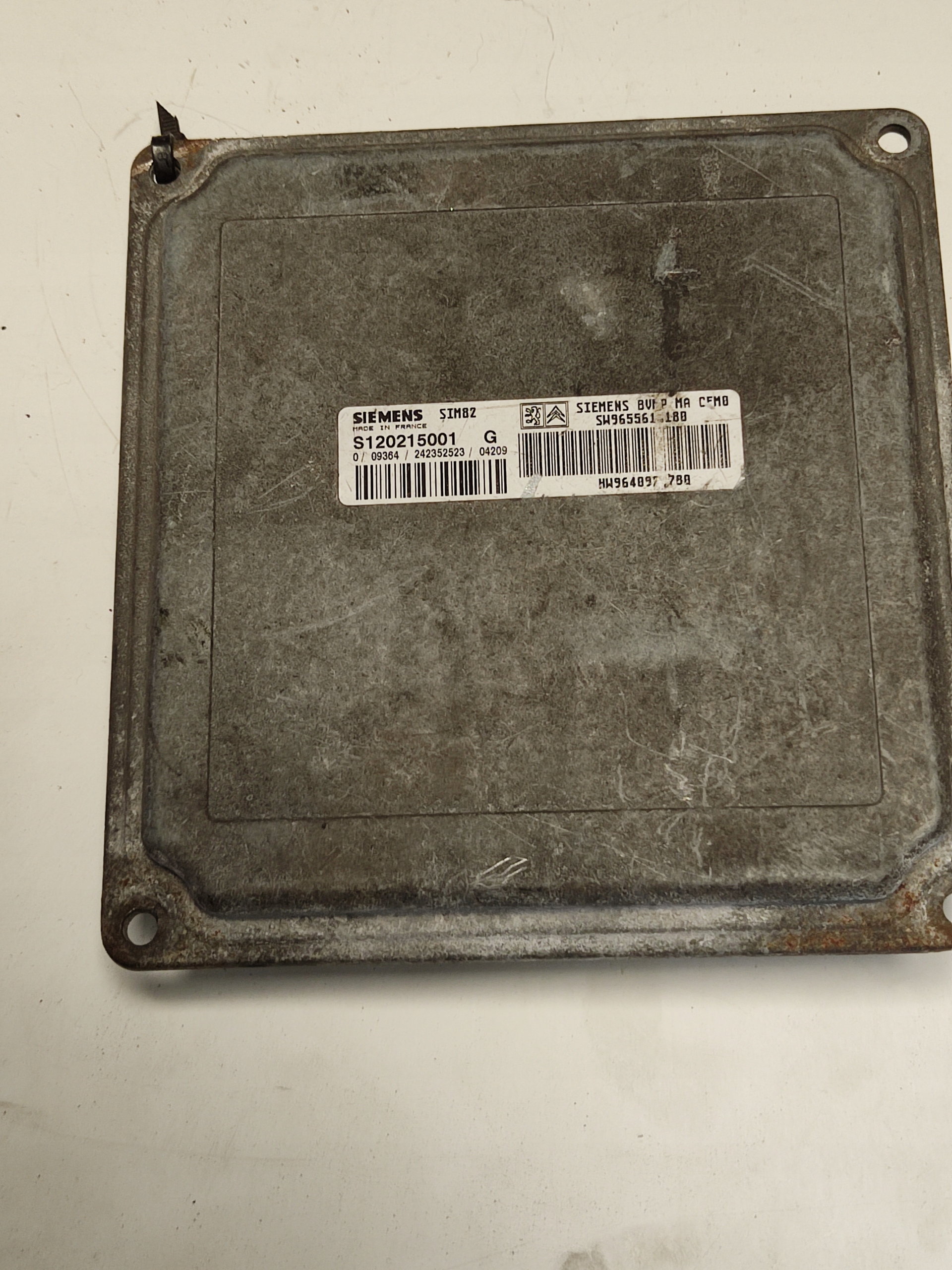 KOMPUTER STEROWNIK SKRZYNI BIEGÓW PEUGEOT CITROEN 9640922780 S120215001G