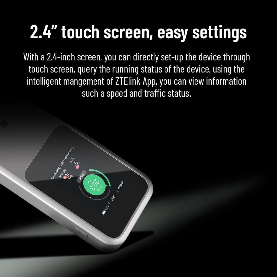 ZTE MU5120: Powerful 5G Hotspot WiFi 10000mAh NFC 64 Urządzeń — miniatura 7