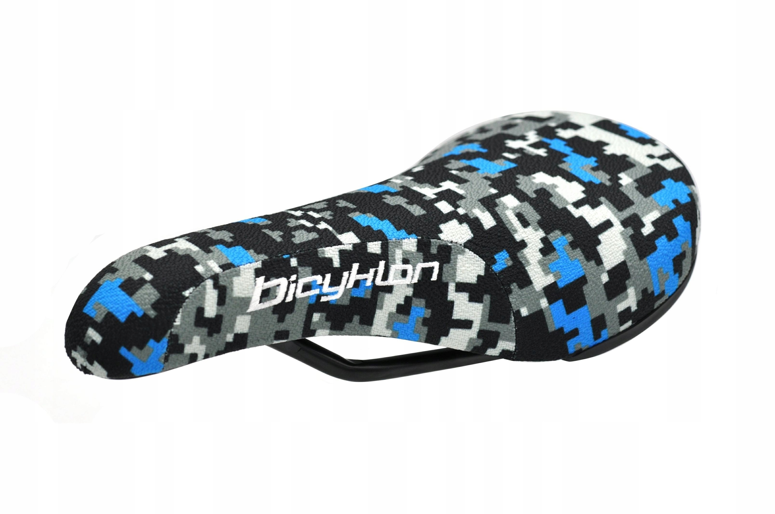 Sedlo na kolo Bicyklon Jib Saddle blue pixel