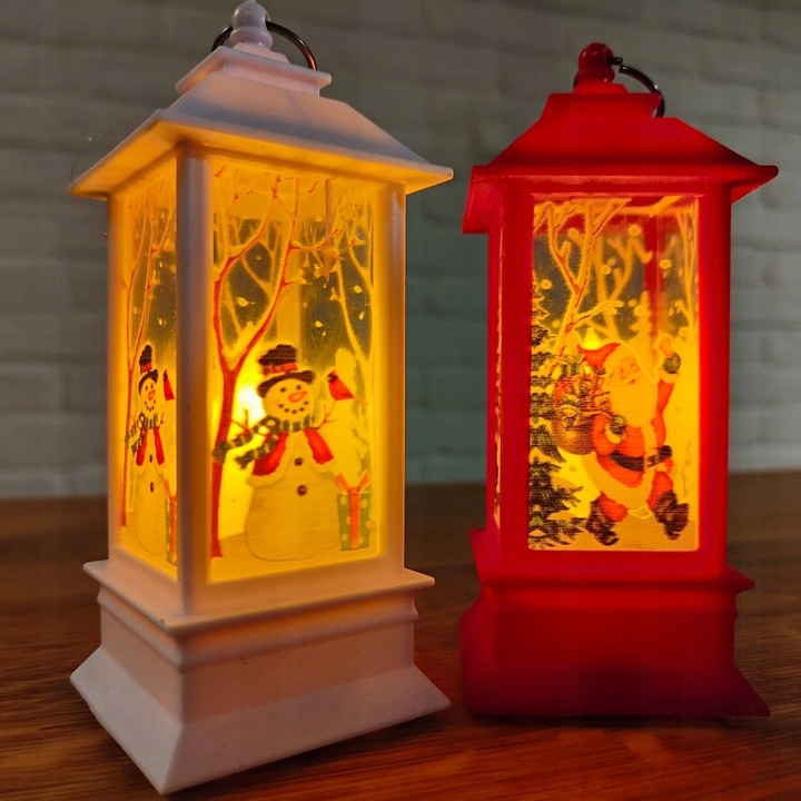 LAMPION ADWENTOWY RORATY LAMPKA ADWENT LED ŚWIĘTA Wysokość produktu 13 cm