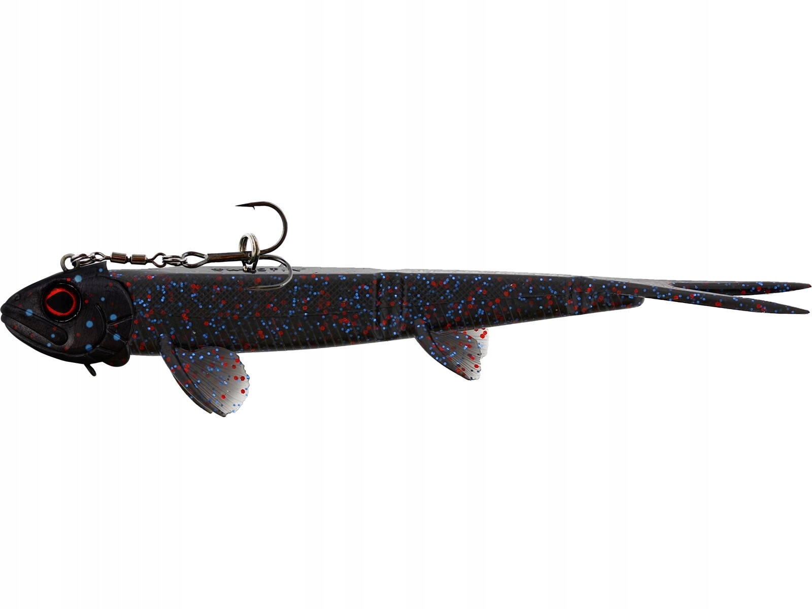 Guma Westin Twinteez Pelagic V-Tail R 'n R 21cm 70g Black Mamba