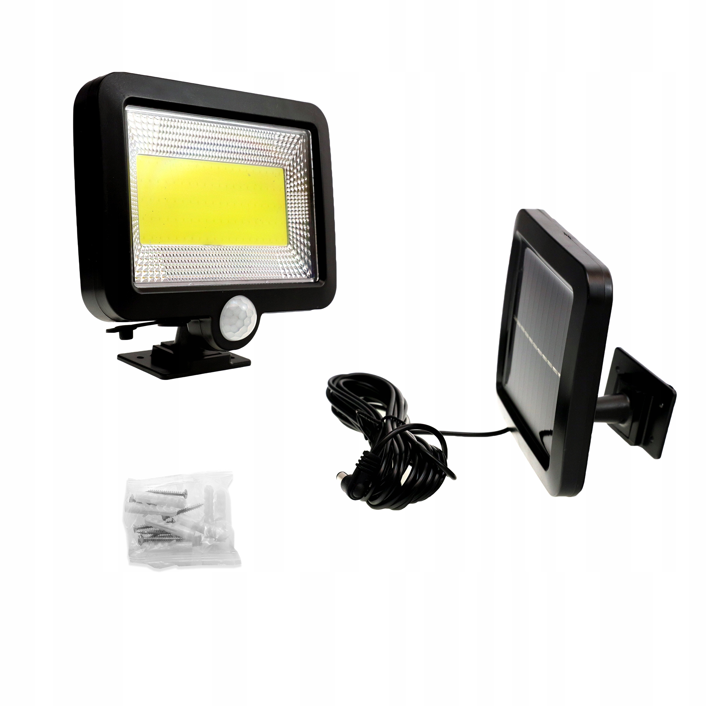 

Lampa Solarna Z Czujnikiem Ruchu Ogrodowa Garażowa
