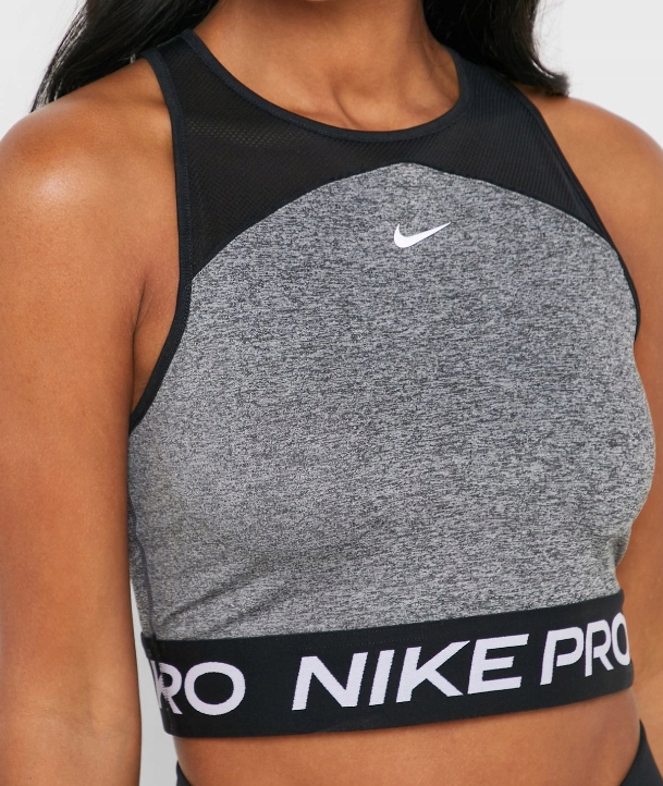KOSZULKA TOP NIKE PRO DRI- FIT CJ3646010 r. XL Dekolt okrągły