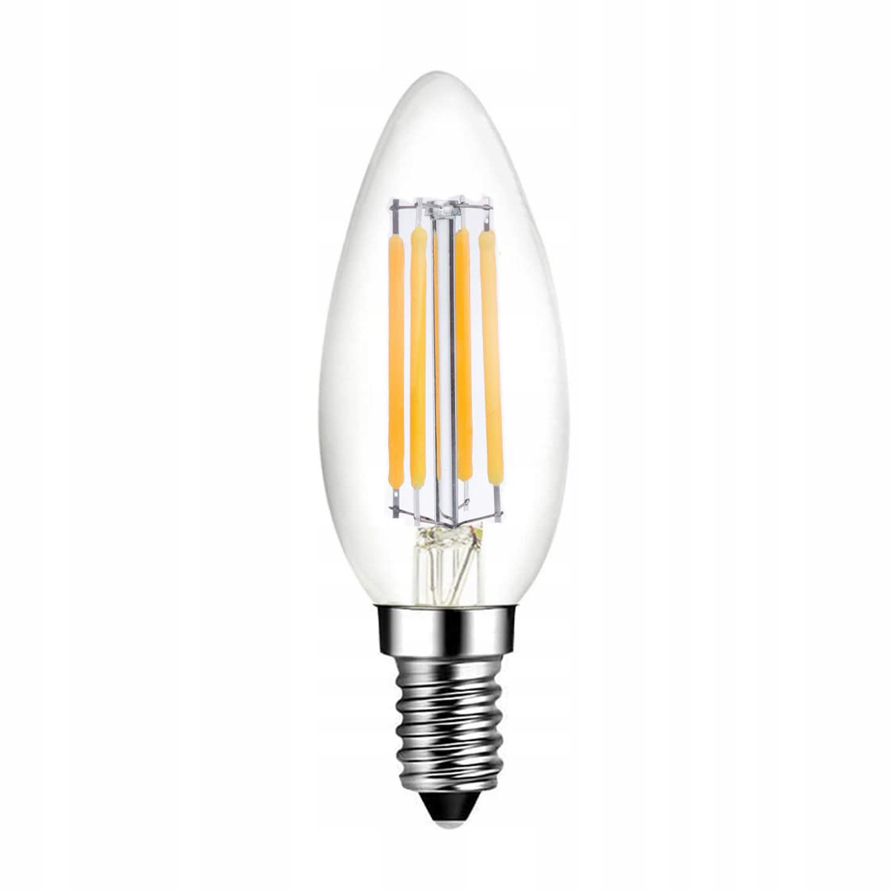 

Żarówka Świeczka E14 Led Filament 4W=30W neutralna