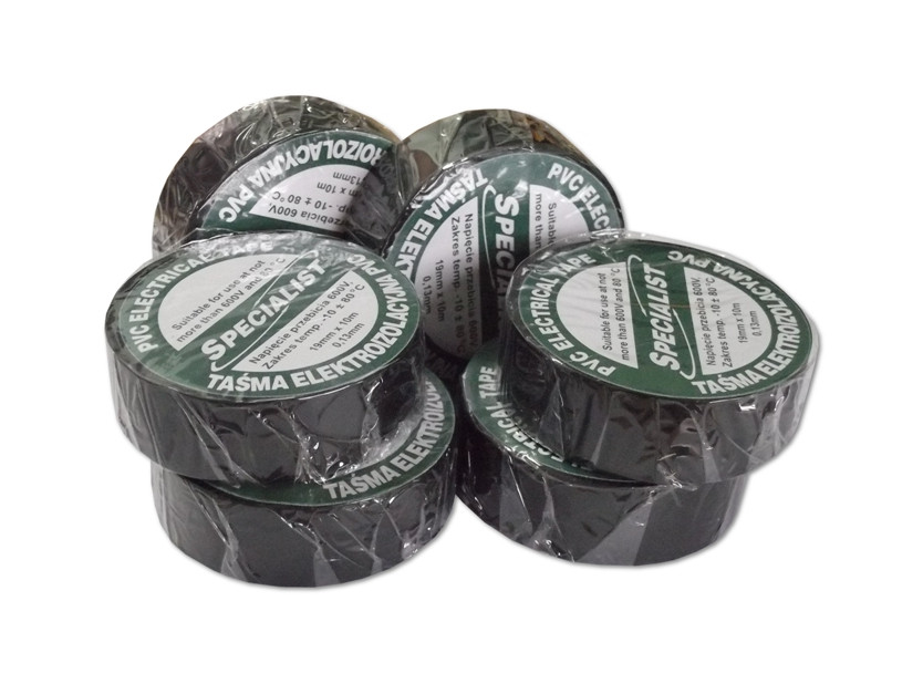 

Taśma Izolacyjna Czarna 19mm x 10m Pvc Izolacja