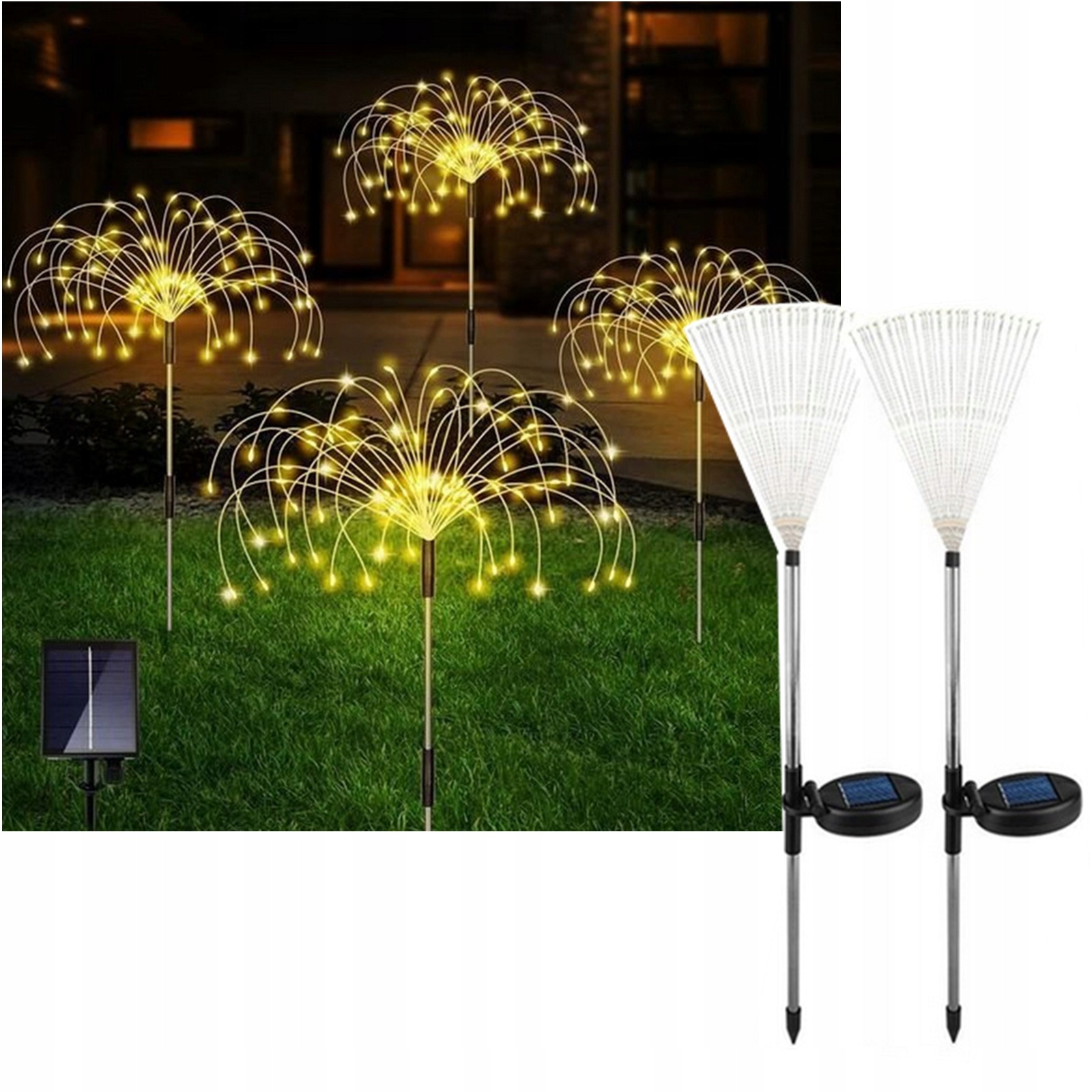 

2x Lampa ogrodowa solarna 90LED drzewko dmuchawiec