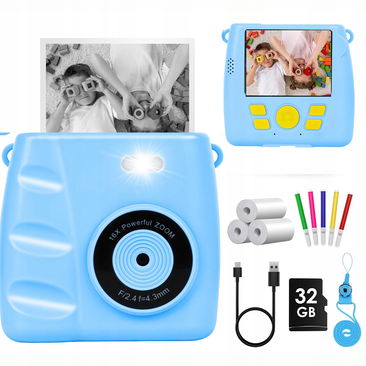 Fotoaparát S Filtry A Rámečky 24 Palců 1000 Mah