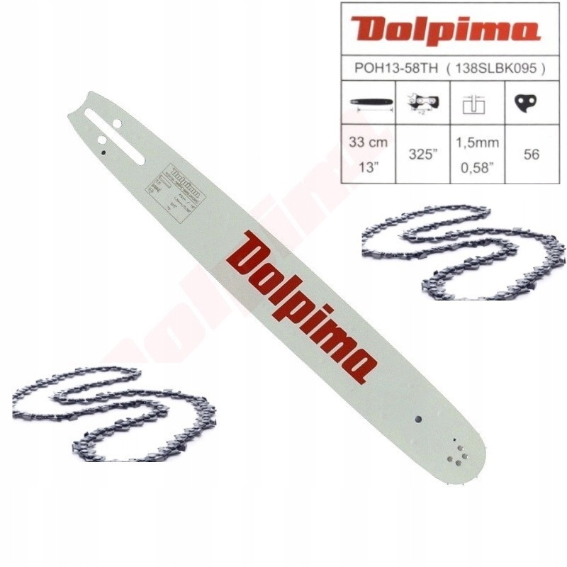 

Husqvarna Prowadnica 33CM Łańcuch X2 36 136 40 240