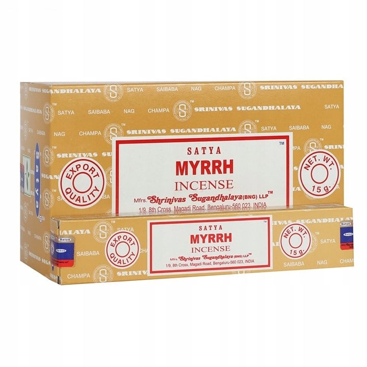 

Naturalne Kadzidło Satya Myrrh 15G