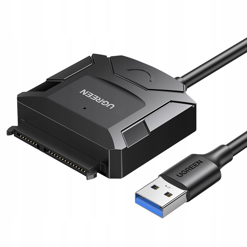 Kabel Adapter do dysku Hdd i Ssd Sata 2.5'' 3.5'' Usb 3.0 do 4TB czarny