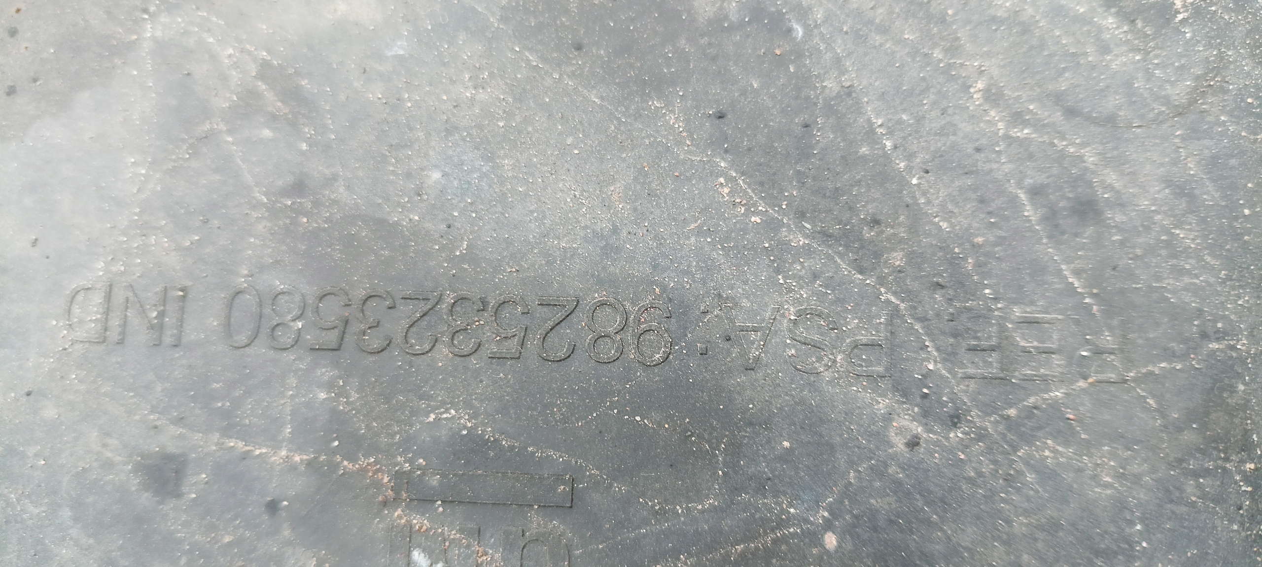 OSLONA PLYTA POD ZDERZAK PARTNER BERLINGO 4 RIFTER Part manufacturer Peugeot OE