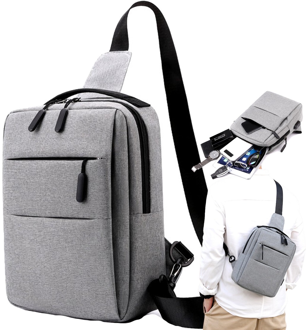 

Męski plecak torba lekka saszetka na ramię miejska