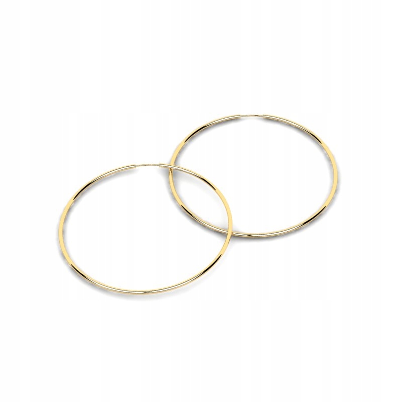 

Kolczyki Złote Klasyczne Koła 7,00 CM