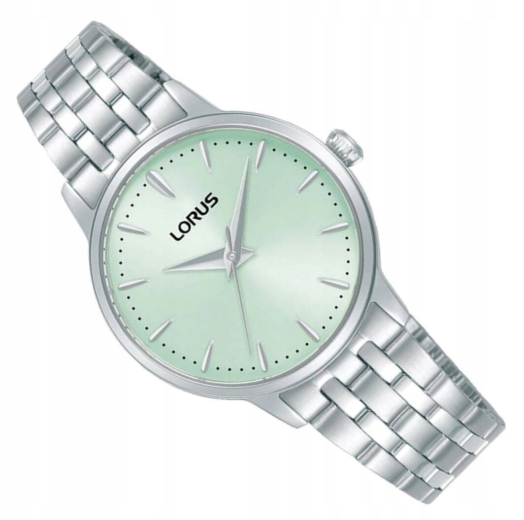 Dámské Vodotěsné Zelené Elegantní Ocelové Hodinky Lorus RG315XX9 50 M