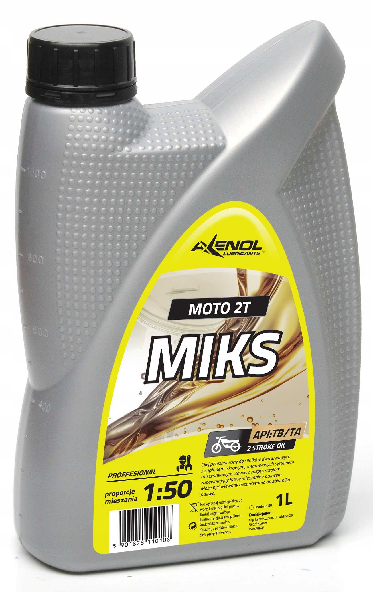 Mixol Olej Mieszanki Silnikowej 2T Silnika Dwusuwa Skuter Motor Dwusuwowy 2