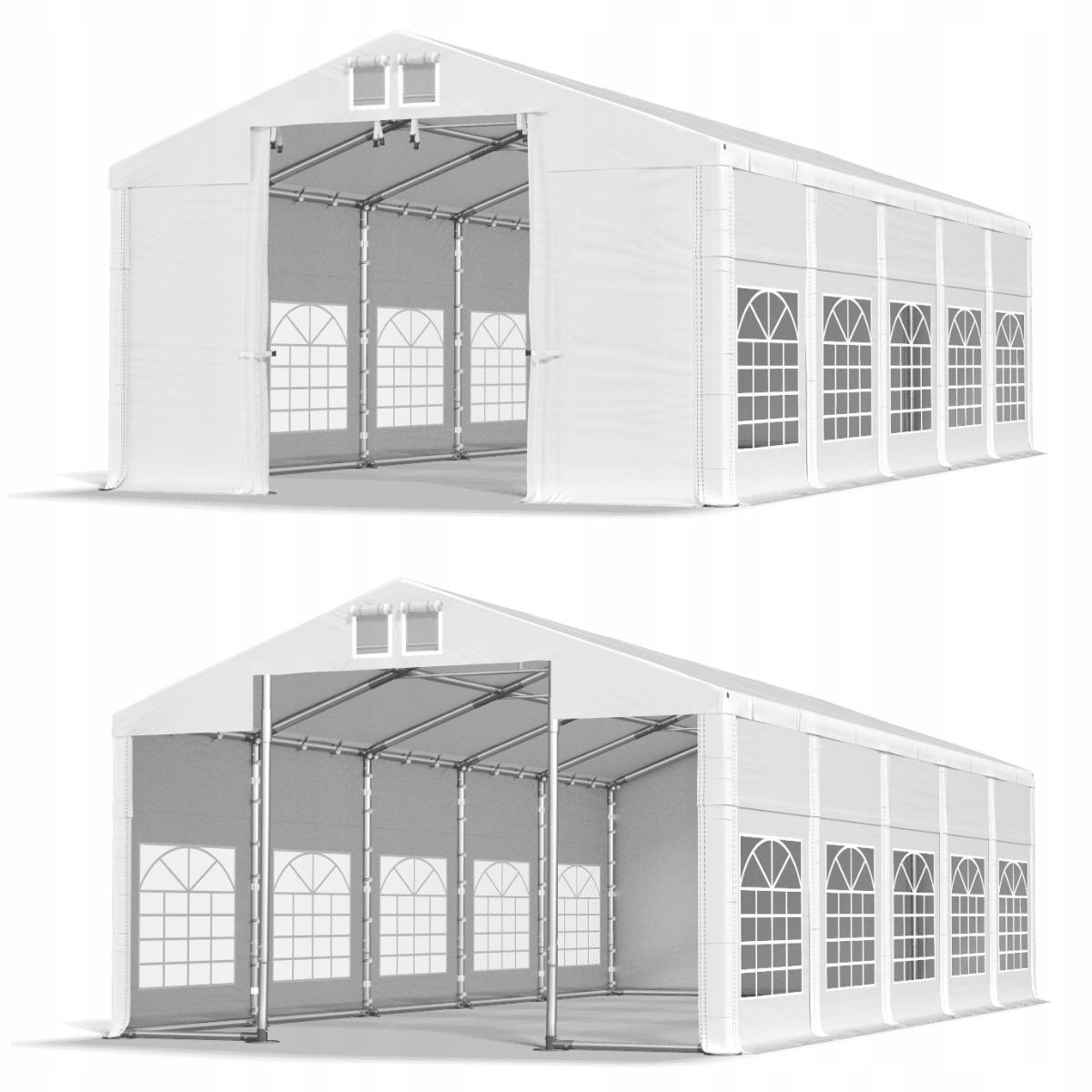 Namiot Imprezowy 6x10m [2,5m] Ogrodowy Das 560 W Różne