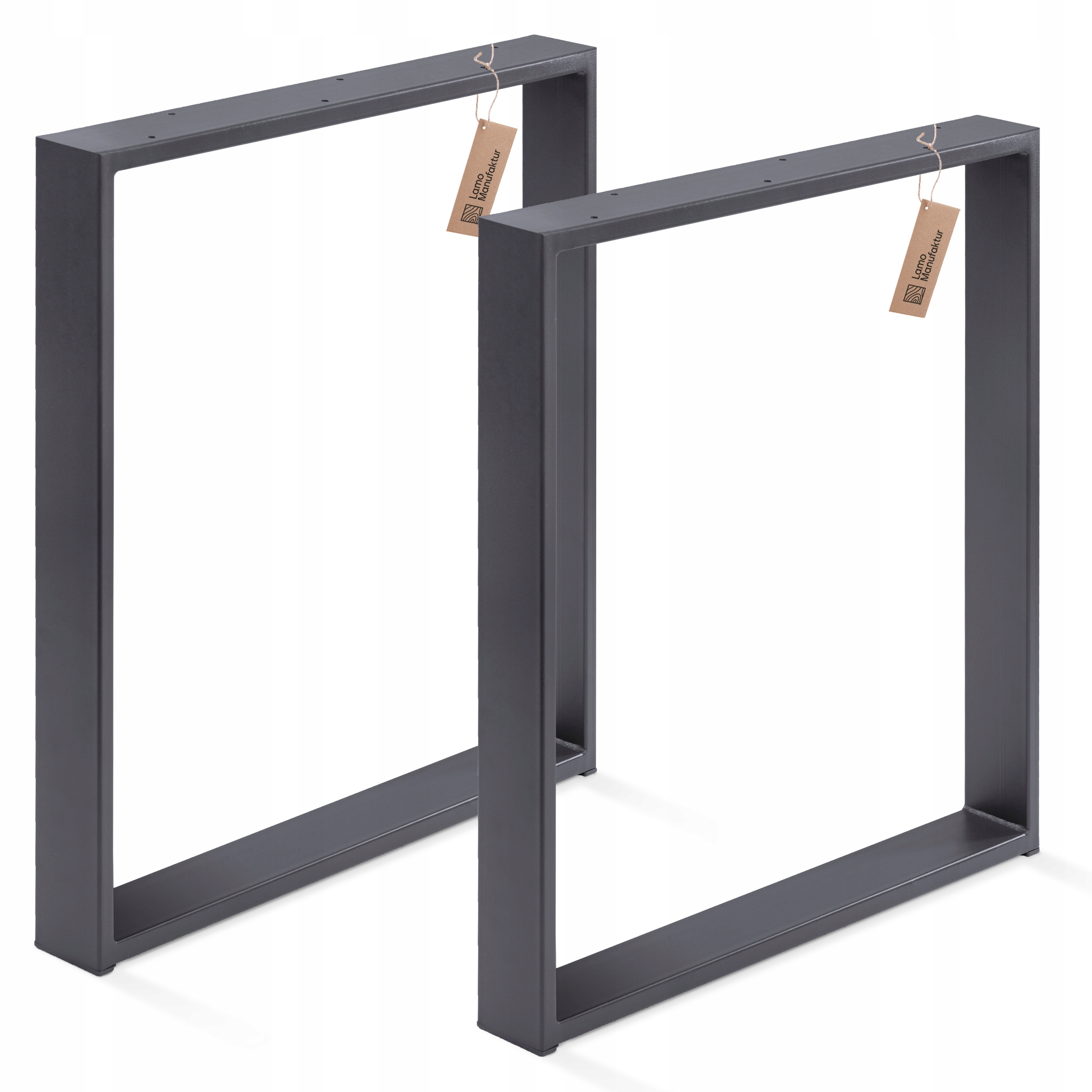

Nogi do biurka szare 80x72 industrialne loft 2szt